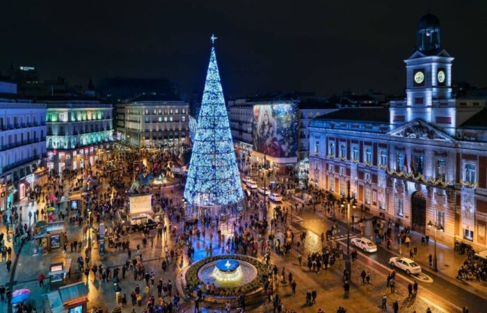 Madrid christmas lights tour