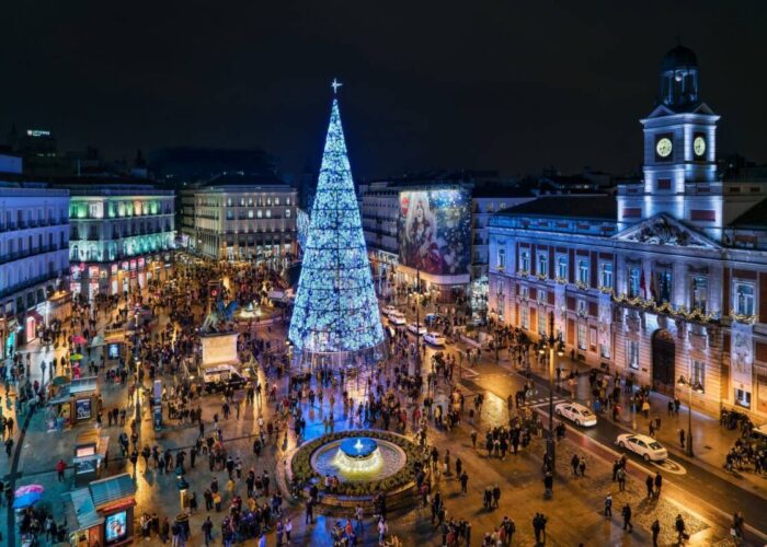 Madrid christmas lights tour