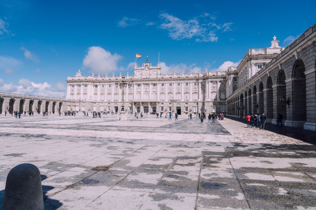 Royal Palace of Madrid, one of the city's most famous attractions for first-time visitors.